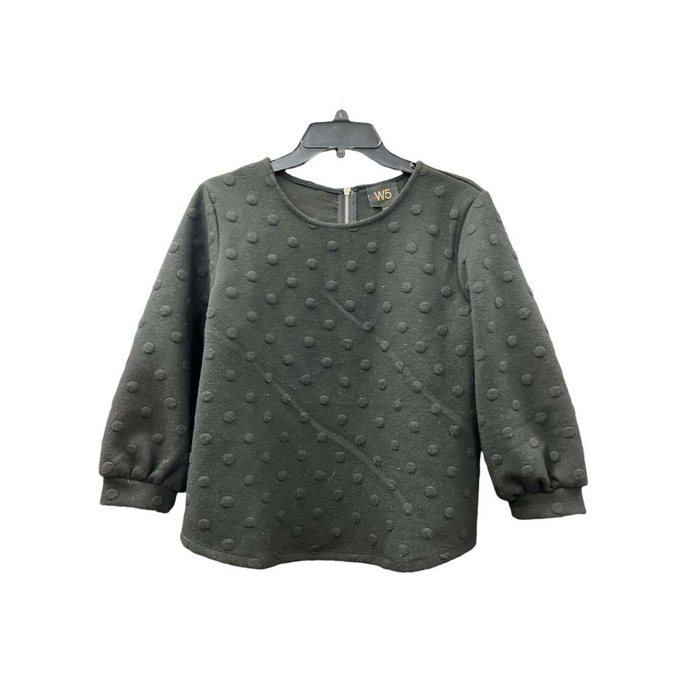 Designer Womens Dressy Black Shirt Size:Small Color:Black
